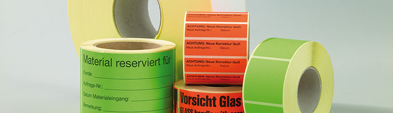 Example of Blank Label Rolls